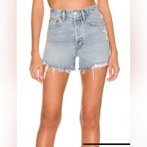AGOLDE Dee Vintage High Waisted Shorts